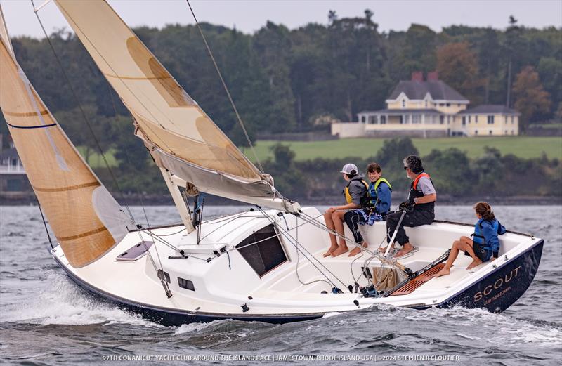 Overall Winners Temptation - 2024 97th Around the Island Race photo copyright Stephen R Cloutier taken at Conanicut Yacht Club and featuring the PHRF class