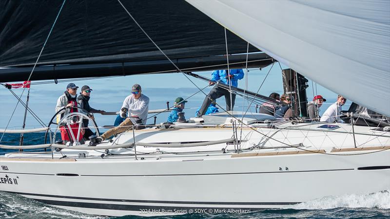 2024 Hot Rum Series photo copyright Mark Albertazzi taken at San Diego Yacht Club and featuring the PHRF class