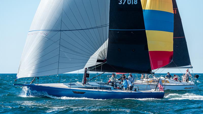 2024 Hot Rum Series photo copyright Mark Albertazzi taken at San Diego Yacht Club and featuring the PHRF class