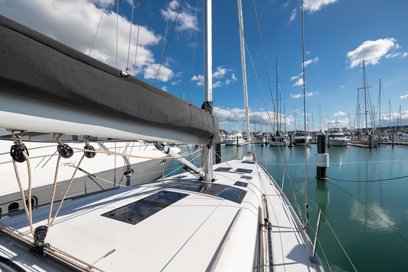 Zen's forward deck  - Zen - Dufour 520 Grand Large - Pocketspace Marine Styling Project  photo copyright PocketSpace taken at Royal New Zealand Yacht Squadron and featuring the  class