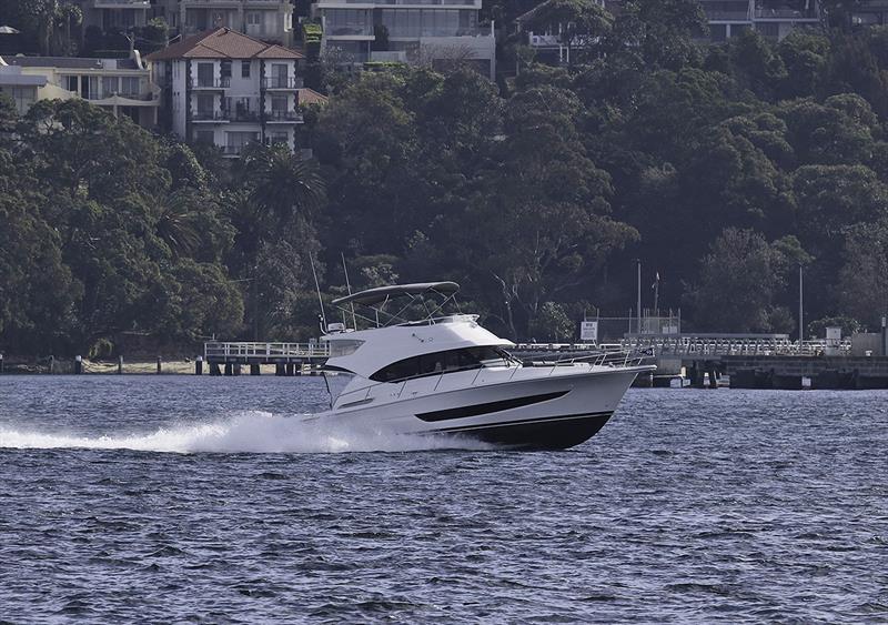 Classic stance meets contemporary chic, and it all comes off superbly! Riviera 39 Sport Motor Yacht. - photo © John Curnow