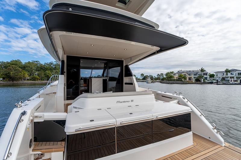 Maritimo M55, M60, and M600 Black Edition - M55 Aft Island photo copyright Maritimo taken at  and featuring the Power boat class