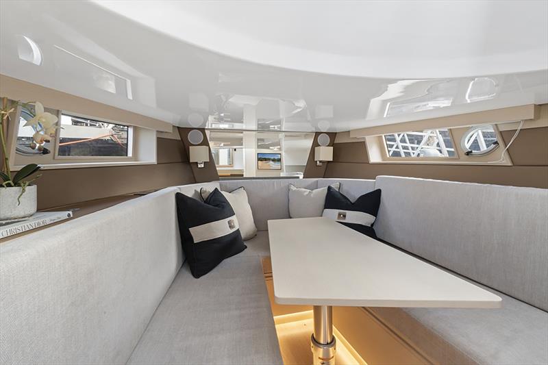 Just as stylish below decks - Tesoro T40 photo copyright The Yacht Sales Co taken at  and featuring the Power boat class