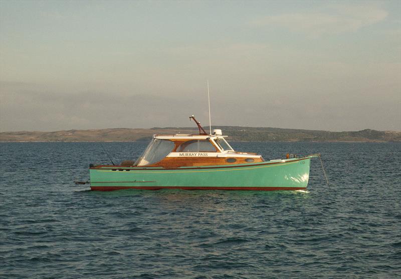 Is the Cheviot 32 the smallest boat to ever circumnavigate Australia? Probably. photo copyright The Wooden Boatshop taken at Sorrento Sailing Couta Boat Club and featuring the Power boat class