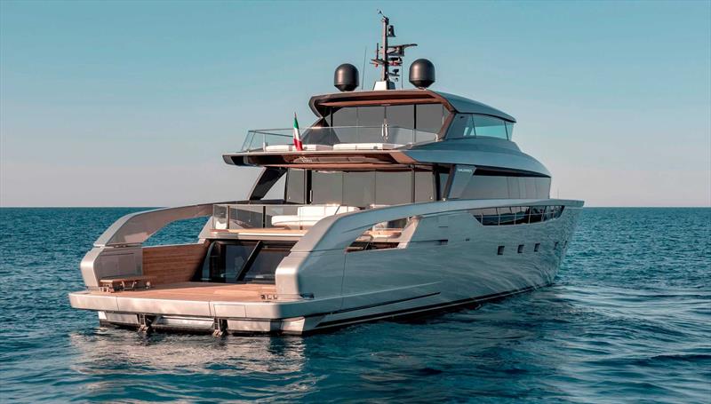 Sanlorenzo SX100 Stern - photo © Sanlorenzo Yachts