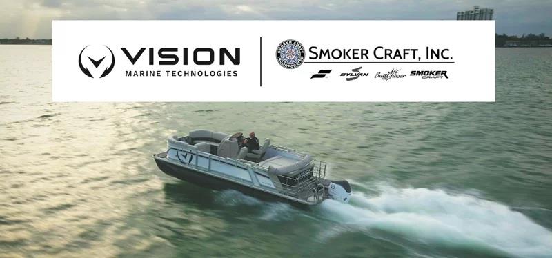 Vision Marine partners with a major pontoon manufacturer to produce cutting-edge electric pontoons - photo © Vision Marine Technologies