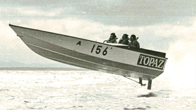 Jim Mackay built and raced Topaz, which dominated North Island drivers championship photo copyright Mackay Family archives taken at Takapuna Boating Club and featuring the Power boat class