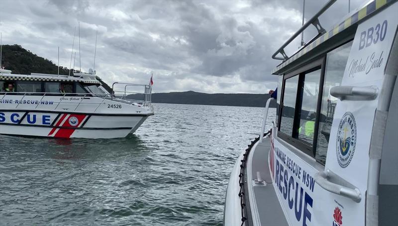 Marine Rescue Cottage Point and Broken Bay often work together - photo © Marine Rescue NSW