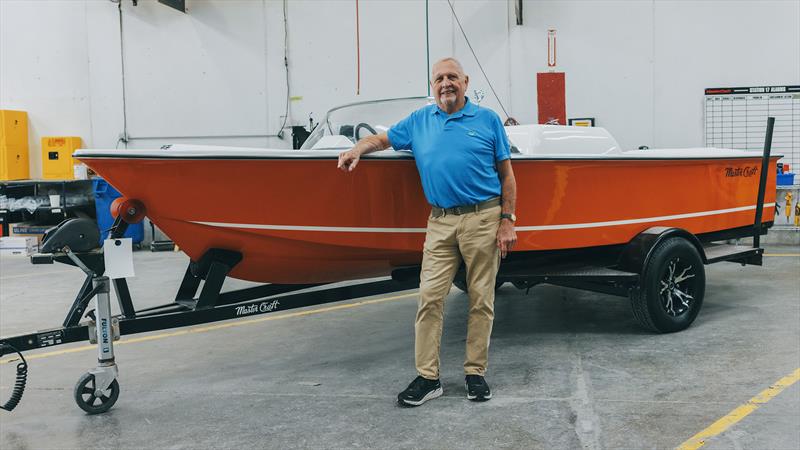 The first-ever handcrafted MasterCraft boat, originally created by founder Rob Shirley - photo © MasterCraft