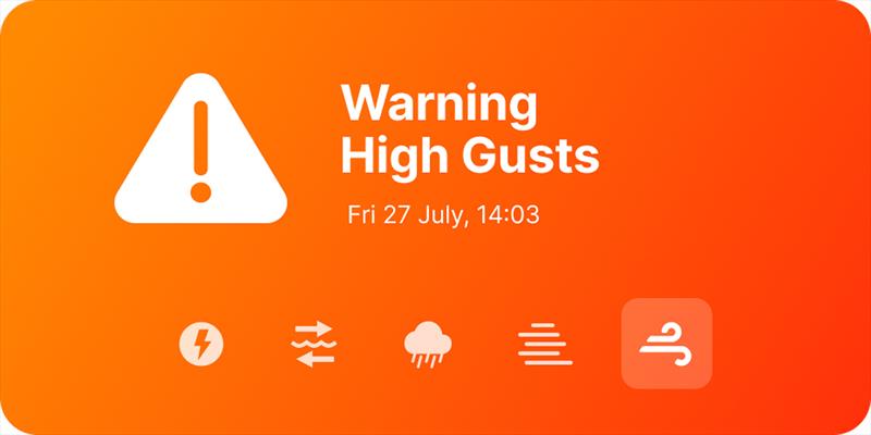 Extreme Weather Warnings Update - photo © Predictwind