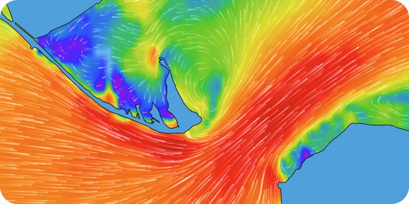 Wind against tidal current warnings - photo © Predictwind