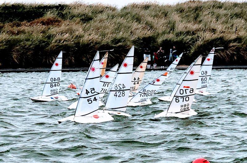 RC Lasers enjoy water returning to Fleetwood Model Yacht Club - photo © Susan Sharman