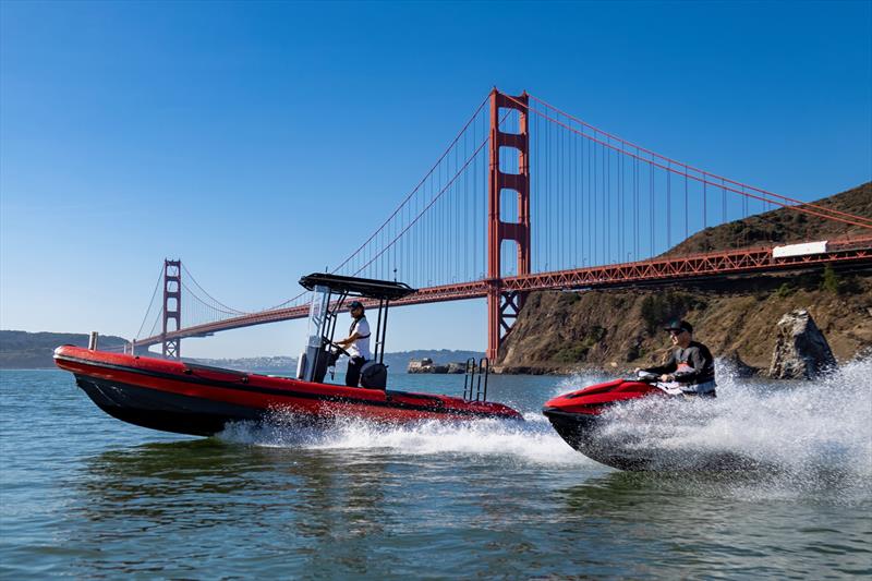 Taiga and Vita electric watercrafts in the San Francisco Bay - photo © Taiga Motors