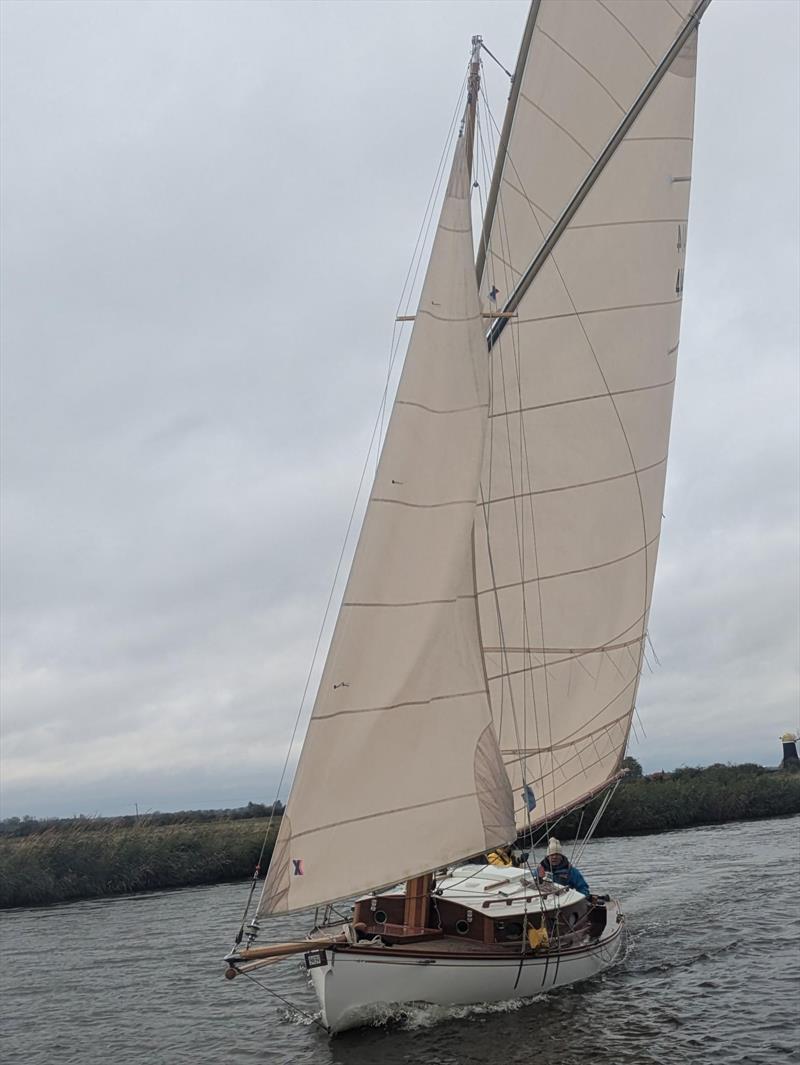 Horning Sailing Club Autumn Passage Race photo copyright Liz Goodyear taken at Horning Sailing Club and featuring the River Cruiser class