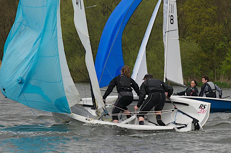 RS200s at Wembley photo copyright Julian Bradley taken at Wembley Sailing Club and featuring the RS200 class