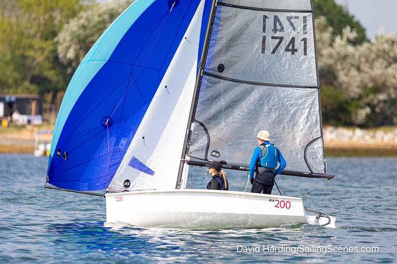 RS200, Peter Loretto and Lily Tointon, Bournemouth Digital Poole Week 2024 photo copyright David Harding / www.sailingscenes.com taken at Parkstone Yacht Club and featuring the RS200 class