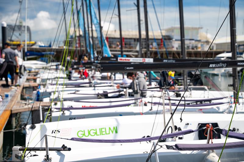 RS21s on the dock - photo © RS Sailing