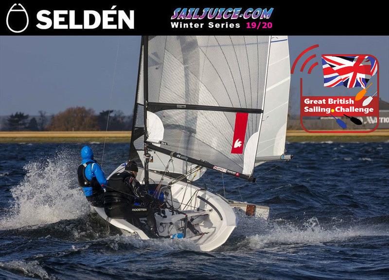 Steve & Sarah Cockerill during the Seldén Sailjuice Winter Series Datchet Flyer - photo © Tim Olin / www.olinphoto.co.uk