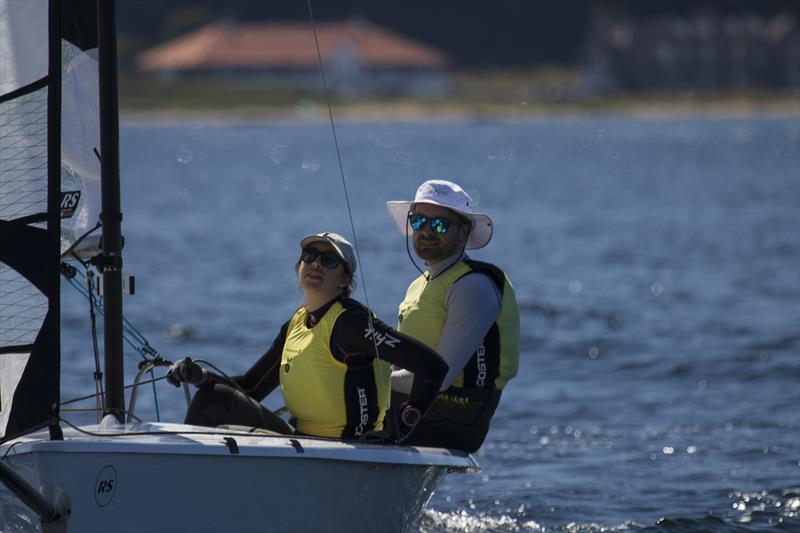 Chris and Rachel Steve Fraser - photo © RS UK Class Associations