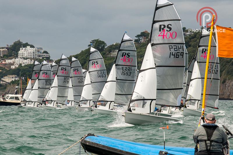 Noble Marine RS400 Nationals at Torquay Day 3 photo copyright Lee Whitehead / www.photolounge.co.uk taken at Royal Torbay Yacht Club and featuring the RS400 class