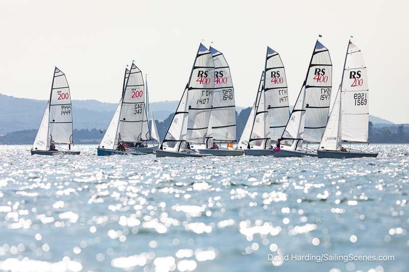 RS200 and RS400 Start on Bournemouth Digital Poole Week 2024 Day 3 - photo © David Harding / www.sailingscenes.com