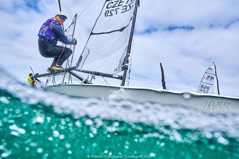 Jirka Smrcka - RS700 European Championship Day 3 photo copyright Antoine Dujoncquoy taken at Yacht Club de Carnac and featuring the RS700 class