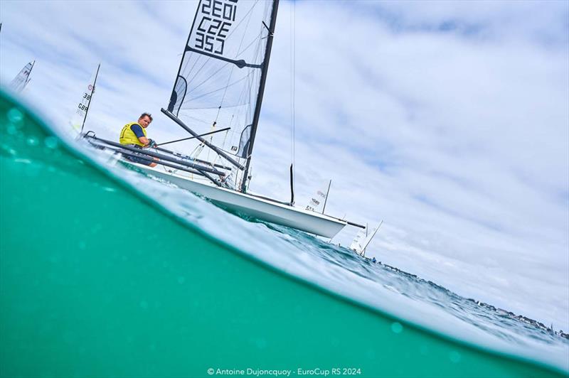 Adam Phlon - RS700 European Championship Day 3 photo copyright Antoine Dujoncquoy taken at Yacht Club de Carnac and featuring the RS700 class