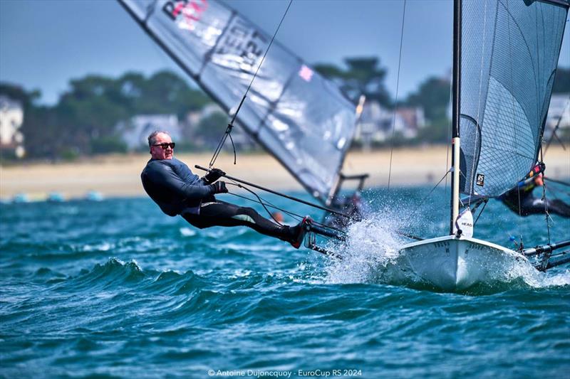 Pete Purkiss - RS700 European Championship Day 2 photo copyright Antoine Dujoncquoy taken at Yacht Club de Carnac and featuring the RS700 class