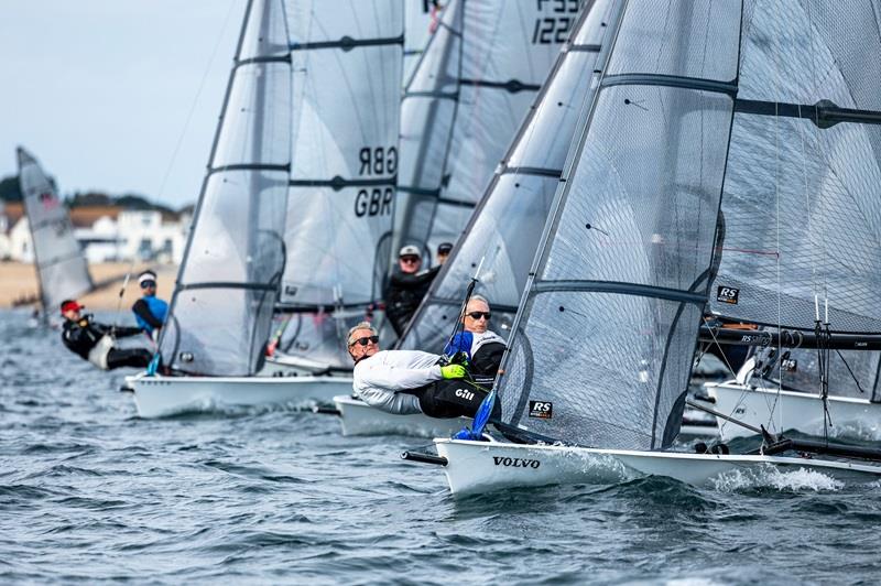 Martin Orton and Ian Brooks on day 4 of the RS800 Noble Marine National Championship - photo © Phil Jackson / Digital Sailing