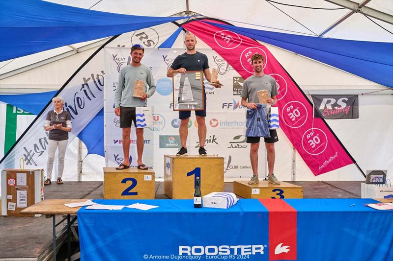 RS Aero Europeans at Carnac - RS Aero 7 podium - photo © Antoine Dujoncquoy