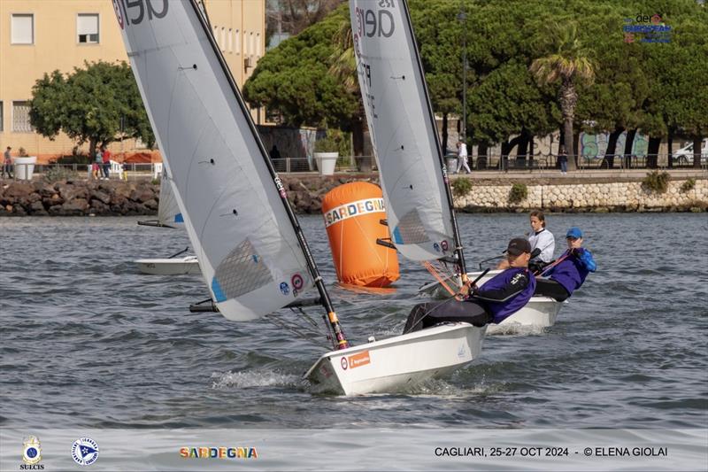 Ucraina vs Lituania2 - European Team Race Youth RS Aero Championships in Cagliari - photo © Elena Giolai