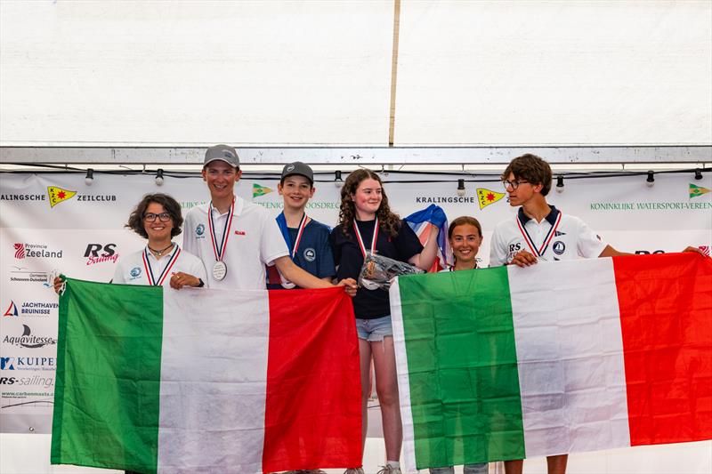 2024 RS Feva World Championships Mixed Category Winners photo copyright Oli King Photography taken at Aquavitesse and featuring the RS Feva class