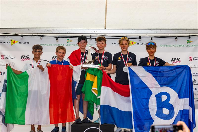 2024 RS Feva World Championships Junior Category Winners photo copyright Oli King Photography taken at Aquavitesse and featuring the RS Feva class