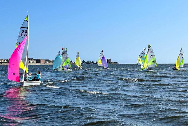 Scottish RS Feva race training at Royal Tay - photo © Jon Ewer