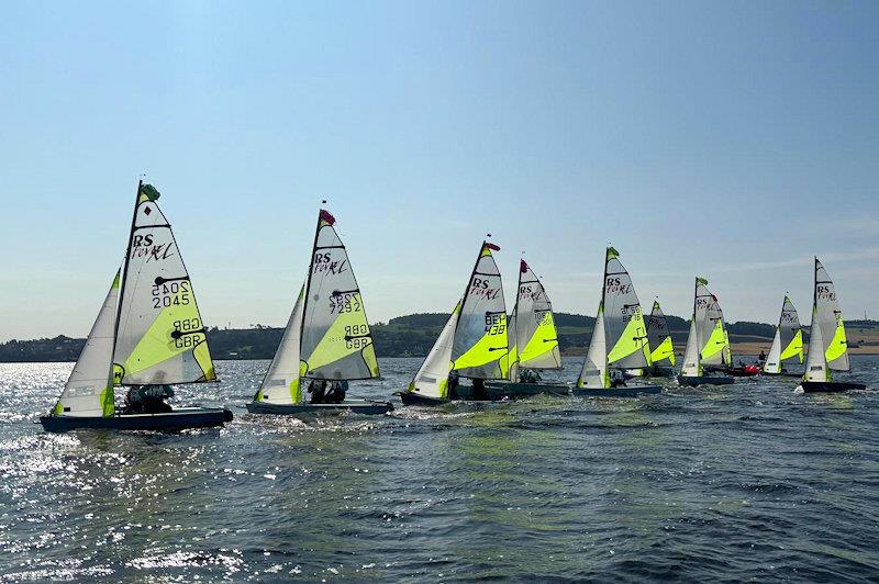 Scottish RS Feva race training at Royal Tay - photo © Jon Ewer