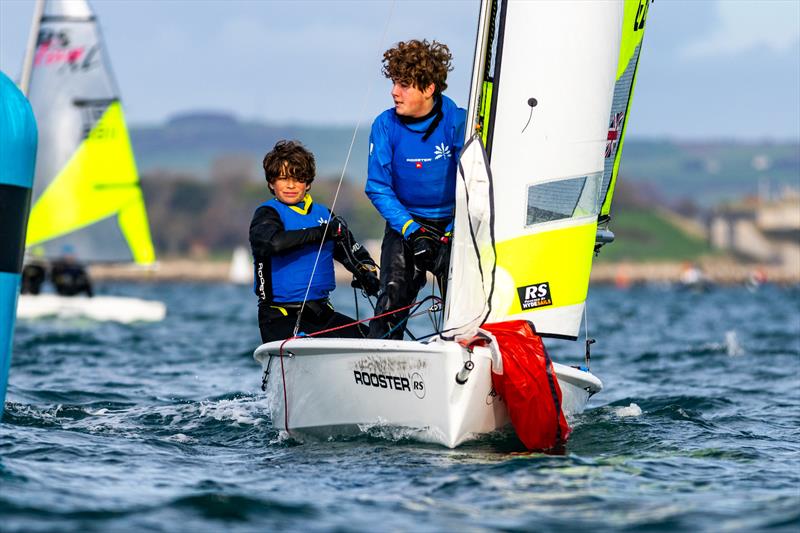 RS Feva GP3 and Winter Championships at Weymouth photo copyright Oli King Photography taken at Weymouth & Portland Sailing Academy and featuring the RS Feva class