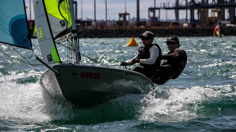 Practice racing - SailGP Inspire- RS Feva - Royal Akarana YC - Jan 16, 2025 - photo © Richard Gladwell/Sail-World.com/nz