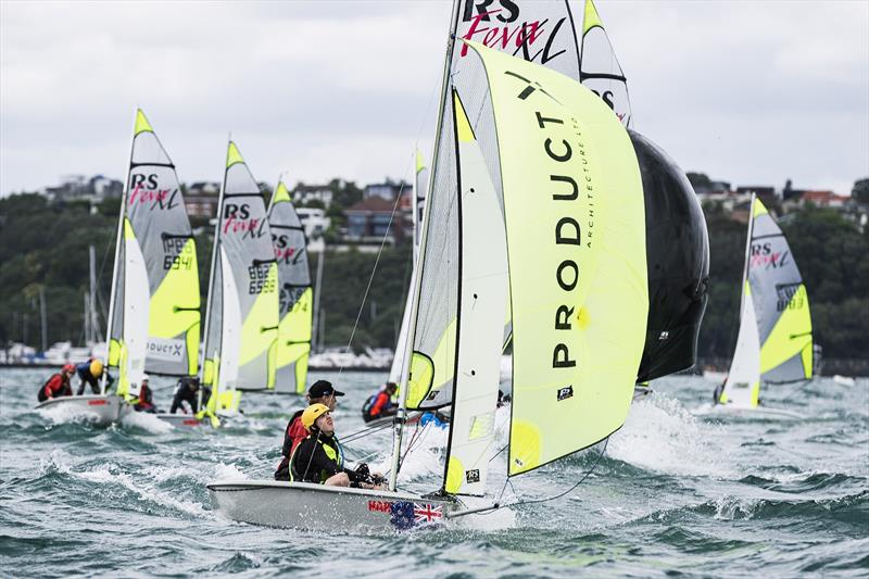 Day 1 - SailGP Inspire- RS Feva - Royal Akarana YC - Jan 17, 2025 photo copyright Justin Mitchell www.justinmitchell.co.nz - Instagram: @jl_mitchell_ taken at Royal Akarana Yacht Club and featuring the RS Feva class