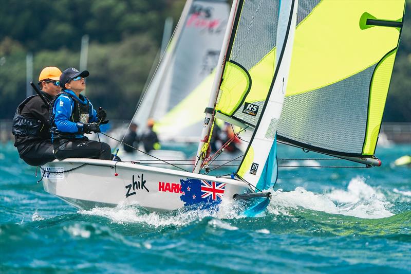 Day 4 - Final Day Races 9-11 - SailGP Inspire- RS Feva - Royal Akarana YC - Jan 19, 2025 - photo © Justin Mitchell www.justinmitchell.co.nz - Instagram: @jl_mitchell_