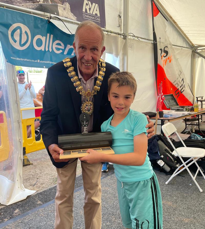 u10 Champion - Harry Wilson in the Rooster RS Tera Nationals at Thorpe Bay photo copyright Mark Dell taken at Thorpe Bay Yacht Club and featuring the RS Tera class