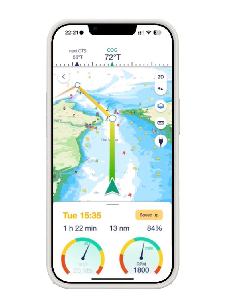 Electric boating routing - Smart Routing - photo © savvy navvy