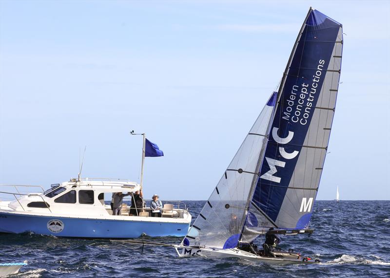 Manly 16ft Skiff Club Championship Heat 3: MCC take the win - photo © SailMedia