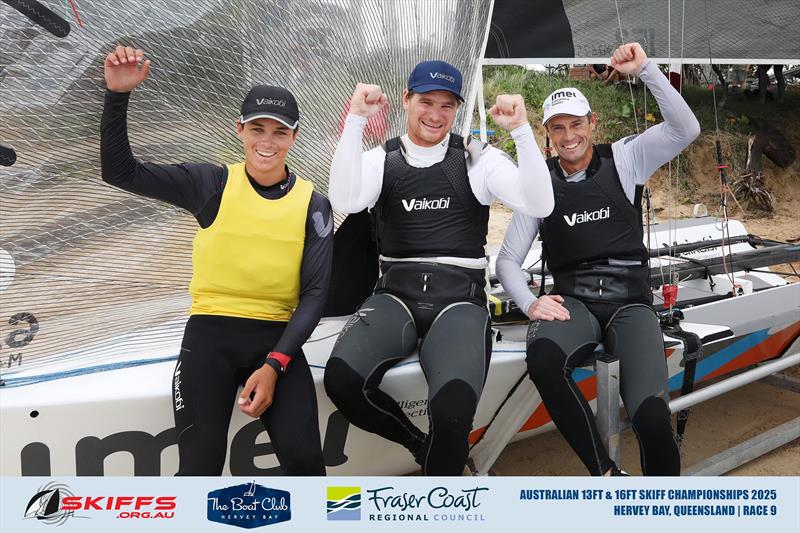 Joel Beashel Trent Barnabas Rob Napper - 2025 Australian 13ft and 16ft Skiff Championships - photo © Promocean Media