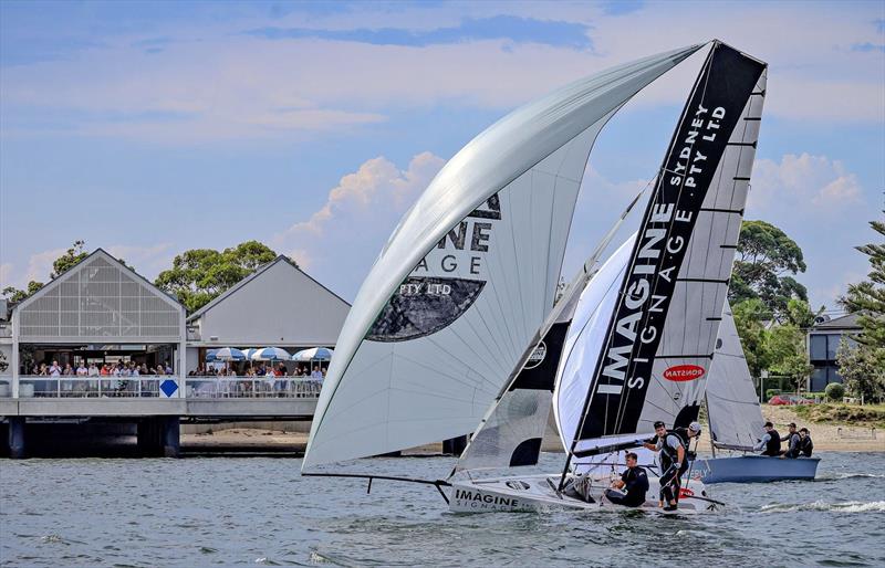 2023/24 race finish. Imagine Signage (N Wilmot) beats Southerly by three seconds - photo © Sailmedia