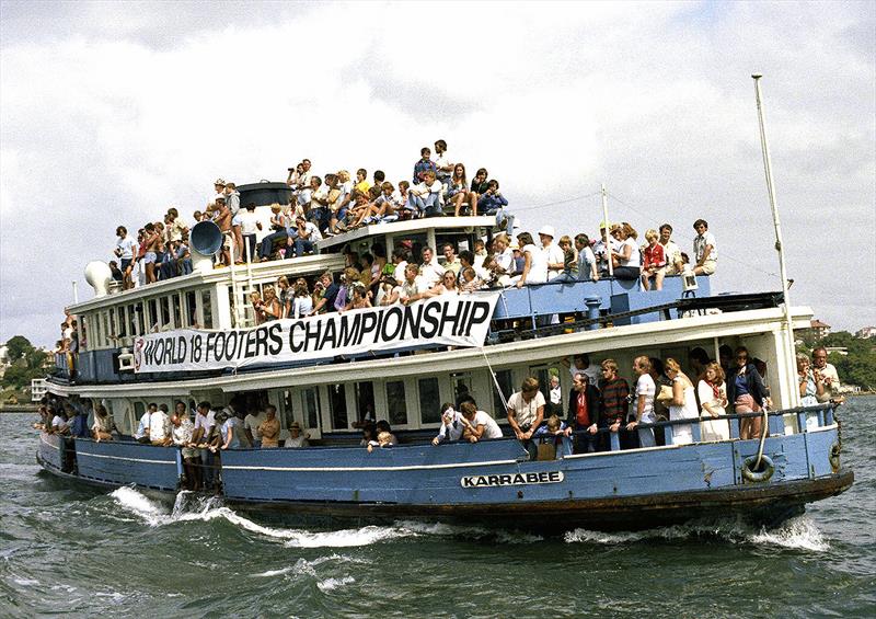 One of the spectator ferrys following the world championship in 1979 - photo © Archive