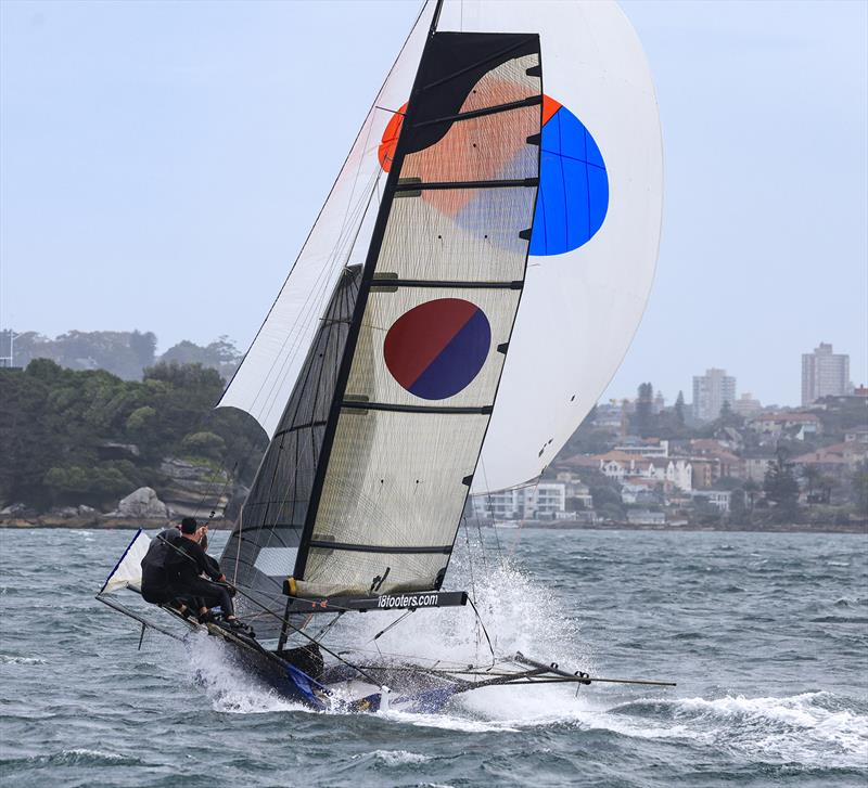 Yandoo's spinnaker begins to rip - 2024 Sixt Spring Championship Race 5 & Club Championship Race 3 - photo © SailMedia