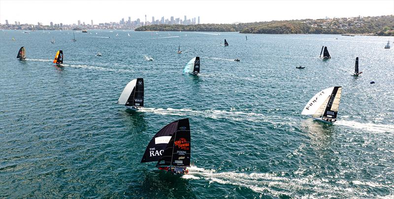 League fleet in action on Sydney Harbour - photo © SailMedia