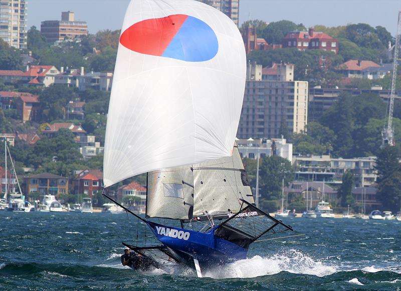 Yandoo on a southerly spinnaker run - photo © Frank Quealey