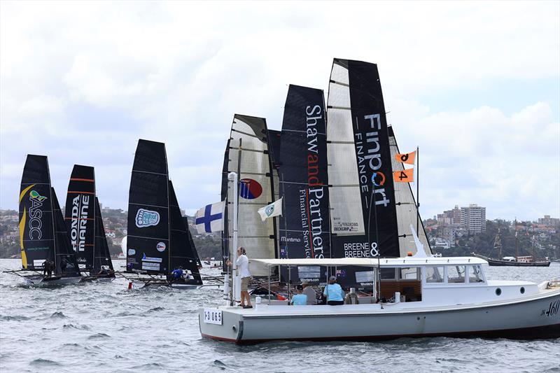 Winnings 2025 JJ Giltinan 18ft Skiff Championship Race 1 start - photo © SailMedia