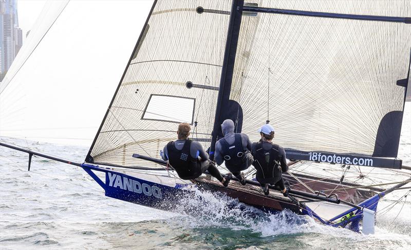 Winnings 2025 JJ Giltinan 18ft Skiff Championship Race 1: The winning style of the Yandoo crew - photo © SailMedia